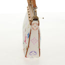 LOUIS VUITTON Multicolor Pochette Accessoires Pouch White M92649 LV Auth 146161A-5