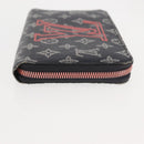 LOUIS VUITTON Ink Upside Down Zippy Organizer NM Wallet Navy M62931 Auth 146162-4