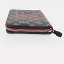 LOUIS VUITTON Ink Upside Down Zippy Organizer NM Wallet Navy M62931 Auth 146162-4