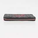 LOUIS VUITTON Ink Upside Down Zippy Organizer NM Wallet Navy M62931 Auth 146162-5