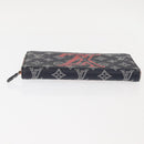 LOUIS VUITTON Ink Upside Down Zippy Organizer NM Wallet Navy M62931 Auth 146162-6