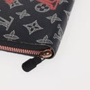 LOUIS VUITTON Ink Upside Down Zippy Organizer NM Wallet Navy M62931 Auth 146162-7