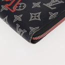 LOUIS VUITTON Ink Upside Down Zippy Organizer NM Wallet Navy M62931 Auth 146162-14