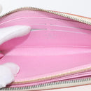 LOUIS VUITTON Monogram Multicolor Zippy Wallet Wallet White M60241 Auth 146163-9