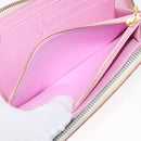 LOUIS VUITTON Monogram Multicolor Zippy Wallet Wallet White M60241 Auth 146163-11