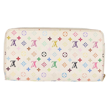 LOUIS VUITTON Monogram Multicolor Zippy Wallet Wallet White M60241 Auth 146163 - 0