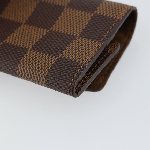 LOUIS VUITTON Damier Ebene Cuff Case LV Auth 146166