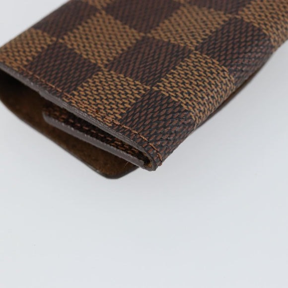 LOUIS VUITTON Damier Ebene Cuff Case LV Auth 146166