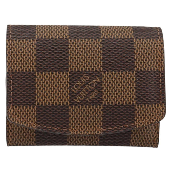 LOUIS VUITTON Damier Ebene Cuff Case LV Auth 146166