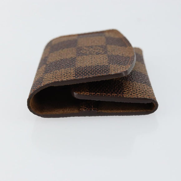 LOUIS VUITTON Damier Ebene Cuff Case LV Auth 146166