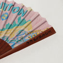 LOUIS VUITTON Fan Japanese Fan Pleated Pink GI1423 LV Auth 146167M-5