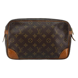 LOUIS VUITTON Monogram Compiegne 28 Clutch Bag M51845 LV Auth 146169 - 0