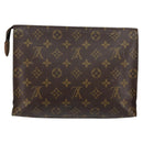 LOUIS VUITTON Monogram Poche Toilette 26 Pouch M47542 LV Auth 146170-2