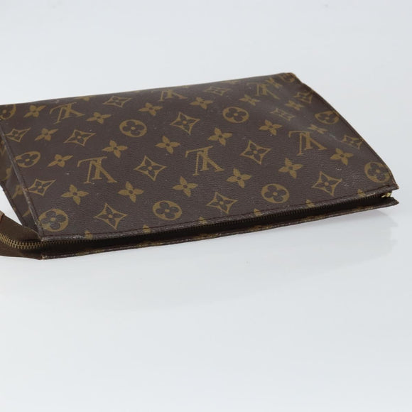 LOUIS VUITTON Monogram Poche Toilette 26 Pouch M47542 LV Auth 146170