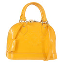 LOUIS VUITTON Monogram Vernis Alma BB Bag 2way Jone Passion M91697 Auth 146200-1