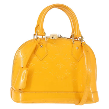 LOUIS VUITTON Monogram Vernis Alma BB Bag 2way Jone Passion M91697 Auth 146200