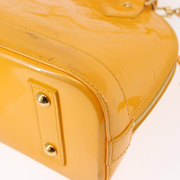 LOUIS VUITTON Monogram Vernis Alma BB Bag 2way Jone Passion M91697 Auth 146200