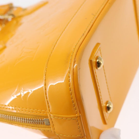 LOUIS VUITTON Monogram Vernis Alma BB Bag 2way Jone Passion M91697 Auth 146200