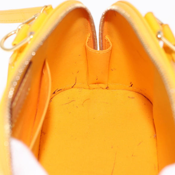 LOUIS VUITTON Monogram Vernis Alma BB Bag 2way Jone Passion M91697 Auth 146200