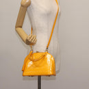 LOUIS VUITTON Monogram Vernis Alma BB Bag 2way Jone Passion M91697 Auth 146200-24