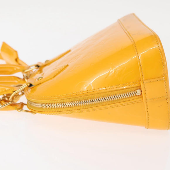 LOUIS VUITTON Monogram Vernis Alma BB Bag 2way Jone Passion M91697 Auth 146200