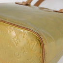 LOUIS VUITTON Monogram Vernis Houston Hand Bag Gris M91053 LV Auth 146208-9