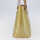 LOUIS VUITTON Monogram Vernis Houston Hand Bag Gris M91053 LV Auth 146208-4