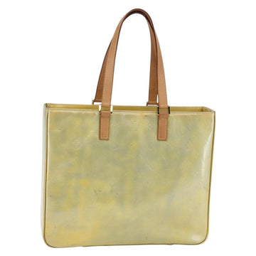 LOUIS VUITTON Monogram Vernis Columbus Tote Bag Gris M91028 LV Auth 146210