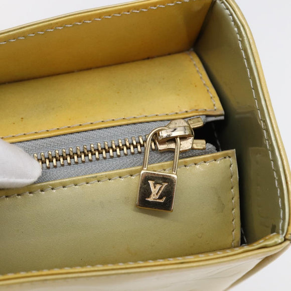 LOUIS VUITTON Monogram Vernis Columbus Tote Bag Gris M91028 LV Auth 146210