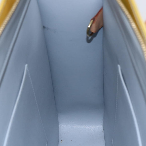 LOUIS VUITTON Monogram Vernis Columbus Tote Bag Gris M91028 LV Auth 146210