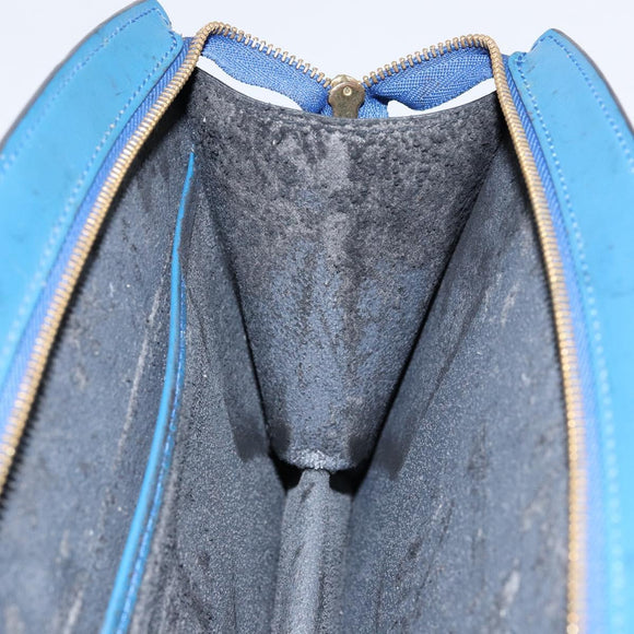 LOUIS VUITTON Epi Trousse Crete Pouch Blue M48405 LV Auth 146213