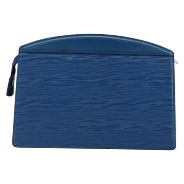LOUIS VUITTON Epi Trousse Crete Pouch Blue M48405 LV Auth 146213 - 0