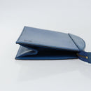 LOUIS VUITTON Epi Trousse Crete Pouch Blue M48405 LV Auth 146213-3