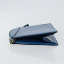 LOUIS VUITTON Epi Trousse Crete Pouch Blue M48405 LV Auth 146213-4