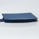 LOUIS VUITTON Epi Trousse Crete Pouch Blue M48405 LV Auth 146213-5