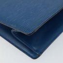 LOUIS VUITTON Epi Trousse Crete Pouch Blue M48405 LV Auth 146213-14