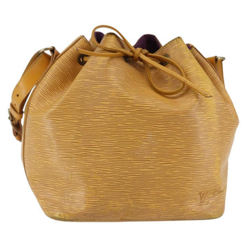 LOUIS VUITTON Epi Petit Noe Shoulder Bag Yellow M44109 LV Auth 146214