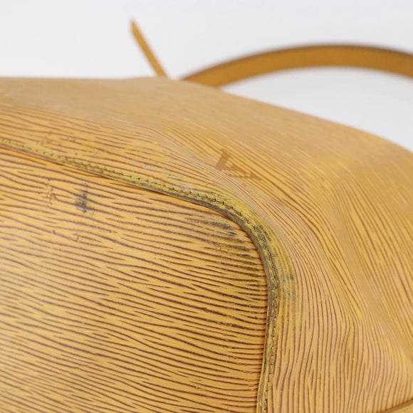 LOUIS VUITTON Epi Petit Noe Shoulder Bag Yellow M44109 LV Auth 146214