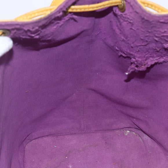 LOUIS VUITTON Epi Petit Noe Shoulder Bag Yellow M44109 LV Auth 146214