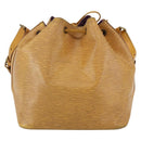 LOUIS VUITTON Epi Petit Noe Shoulder Bag Yellow M44109 LV Auth 146214-2