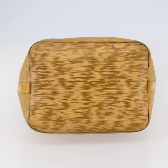LOUIS VUITTON Epi Petit Noe Shoulder Bag Yellow M44109 LV Auth 146214