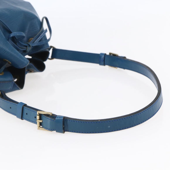 LOUIS VUITTON Epi Petit Noe Shoulder Bag Blue M44105 LV Auth 146215