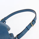 LOUIS VUITTON Epi Petit Noe Shoulder Bag Blue M44105 LV Auth 146215-8