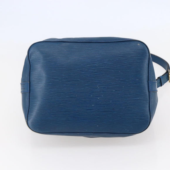 LOUIS VUITTON Epi Petit Noe Shoulder Bag Blue M44105 LV Auth 146215