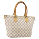 LOUIS VUITTON Damier Azur Saleya PM Tote Bag N51186 LV Auth 146221-1