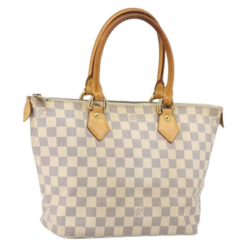 LOUIS VUITTON Damier Azur Saleya PM Tote Bag N51186 LV Auth 146221