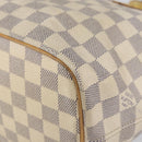 LOUIS VUITTON Damier Azur Saleya PM Tote Bag N51186 LV Auth 146221-9