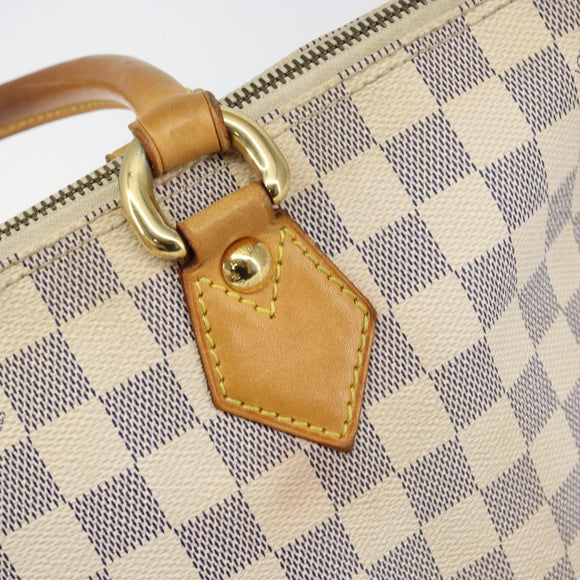 LOUIS VUITTON Damier Azur Saleya PM Tote Bag N51186 LV Auth 146221