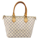 LOUIS VUITTON Damier Azur Saleya PM Tote Bag N51186 LV Auth 146221-13