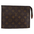 LOUIS VUITTON Monogram Poche Toilette 19 Pouch M47544 LV Auth 146227-1